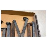 Collection of Railroad Track Spikes