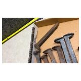 Collection of Railroad Track Spikes