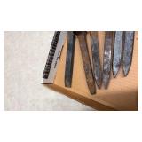 Collection of Railroad Track Spikes