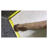 Early American Wood and Iron Scythe