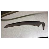 Early American Wood and Iron Scythe