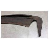 Early American Wood and Iron Scythe