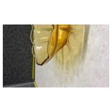 Amber Glass Serving Bowl