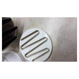 White KitchenAid Food Processor Pusher Assembly