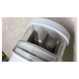 White KitchenAid Food Processor Pusher Assembly