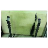 Adjustable Barbell Weight Rack Stand