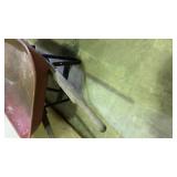 Metal Red Wheelbarrow