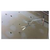 Folding Chrome Music Stand.