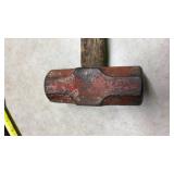 Double-Faced Sledge Hammer with Red Head