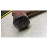 Double-Faced Sledge Hammer with Red Head