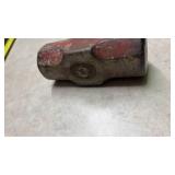 Double-Faced Sledge Hammer with Red Head