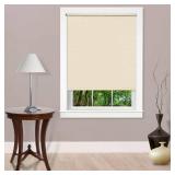 4 Achim Tear Down Indoor Cordless Vinyl Light Filtering Roller Window Shade  72 x 37  Ivory Beige