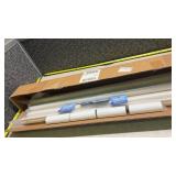 4 Achim Tear Down Indoor Cordless Vinyl Light Filtering Roller Window Shade  72 x 37  Ivory Beige