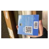 4 Achim Tear Down Indoor Cordless Vinyl Light Filtering Roller Window Shade  72 x 37  Ivory Beige