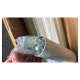 4 Achim Tear Down Indoor Cordless Vinyl Light Filtering Roller Window Shade  72 x 37  Ivory Beige