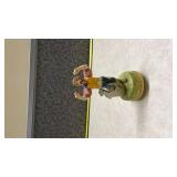 Vintage CMI Boston 1972 Sankyo Musical Box. Chadwick-Miller Figurine,Made in Japan.(Has some cracks)