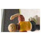 Vintage CMI Boston 1972 Sankyo Musical Box. Chadwick-Miller Figurine,Made in Japan.(Has some cracks)