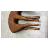 Hand-Carved Wooden Dear