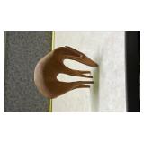 Hand-Carved Wooden Dear