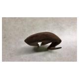 Hand-Carved Wooden Dear