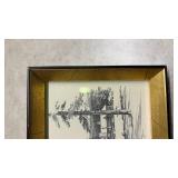 Winter Landscape Drawing