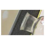 Sun Tea Glass Container with Red Decorative Design