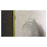 Glass Bowl with Double Headed Swan