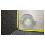 Glass Bowl with Double Headed Swan