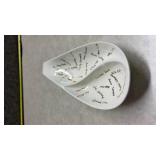White Ceramic Spoon Rest Customized with Handwriting,
