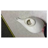 White Ceramic Spoon Rest Customized with Handwriting,