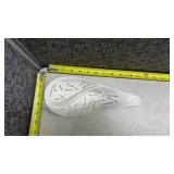 White Ceramic Spoon Rest Customized with Handwriting,