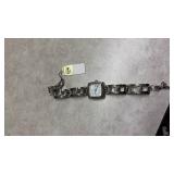 Silver Beverly Hills Polo Club Ladies Watch with Square Face