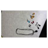 Premier Designs Multi-Color Crystal Drop Pendant Set