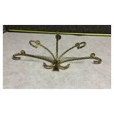 Brass Twisted Wire Candle Holder