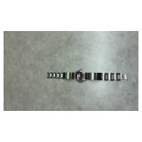 Storm Stainless Steel Watch with Purple Dial