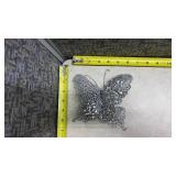 Glitter Butterfly Ornament Set