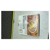 Kromex Glass and Chrome Serving Tray