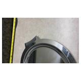 Kromex Glass and Chrome Serving Tray