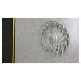 Crystal Cut Glass Divided Serving Dish