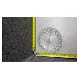 Crystal Cut Glass Divided Serving Dish