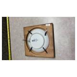 2 Royal Copenhagen Blue Plate with Brown Frame