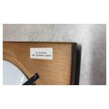 2 Royal Copenhagen Blue Plate with Brown Frame