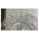 Clear Glass Dessert Plates Set