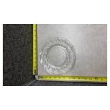 Clear Glass Dessert Plates Set