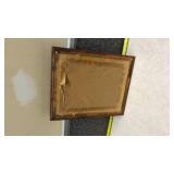 Winter Birds Oil Painting in Wood Frame