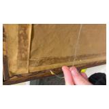 Winter Birds Oil Painting in Wood Frame