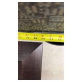 Traditional European Folk Art Print in Dark Wood Frame