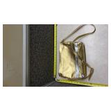 Foilflo Gold Metallic Handbag