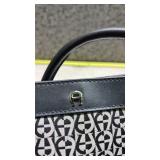 DKNY Monogram Canvas Boston Bag