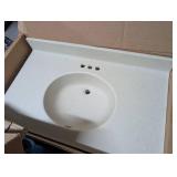 37-inch Vanity Top Sink - NEW